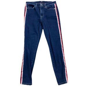 Tommy Hilfiger Tribeca Skinny Mid-Rise Denim Blue Jeans Size 4